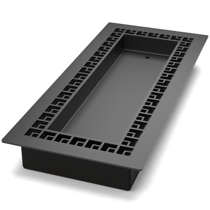 4x10 LÜMIE Floor Vent Cover - Designer Pattern Floor Matching Grille