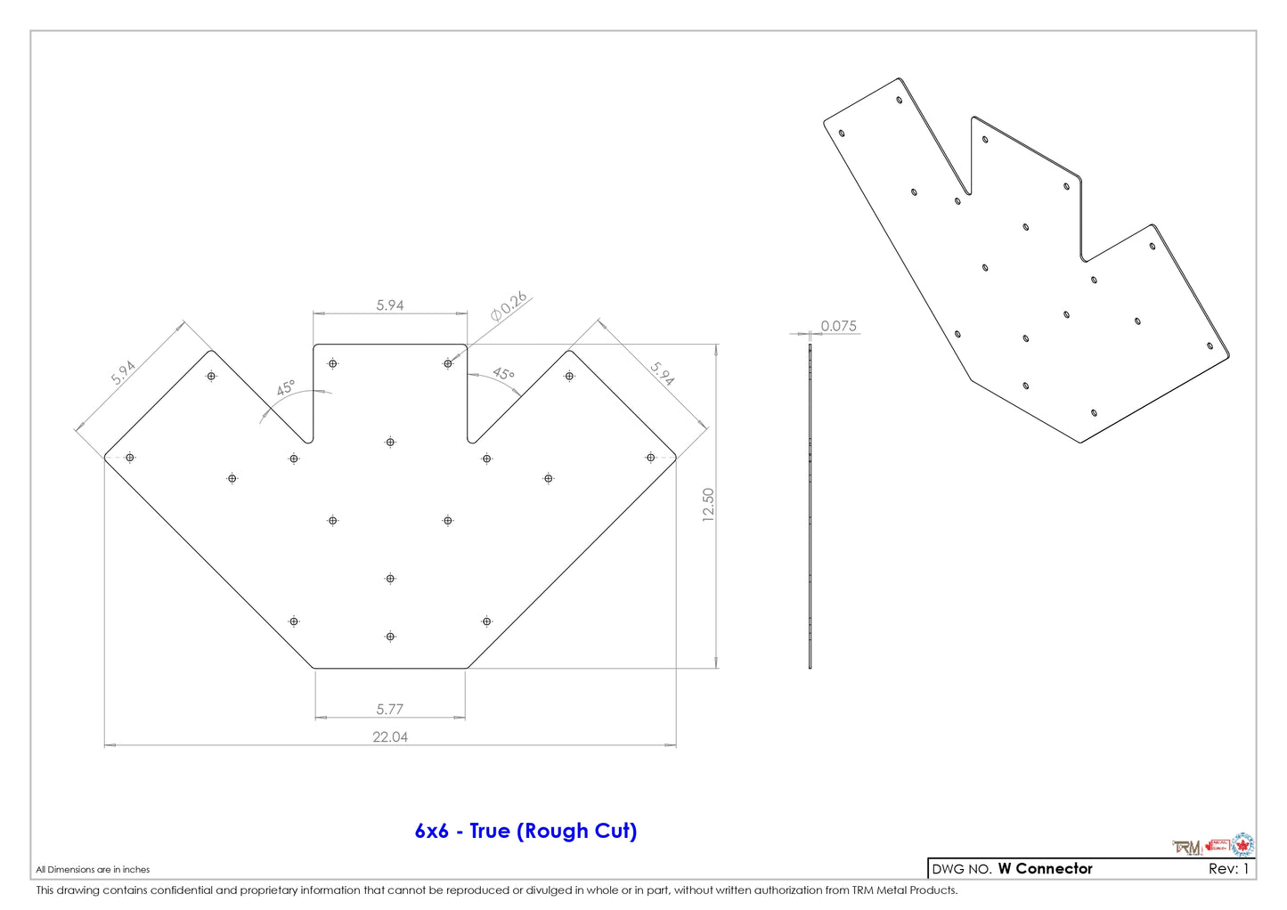 W - Connector Plates
