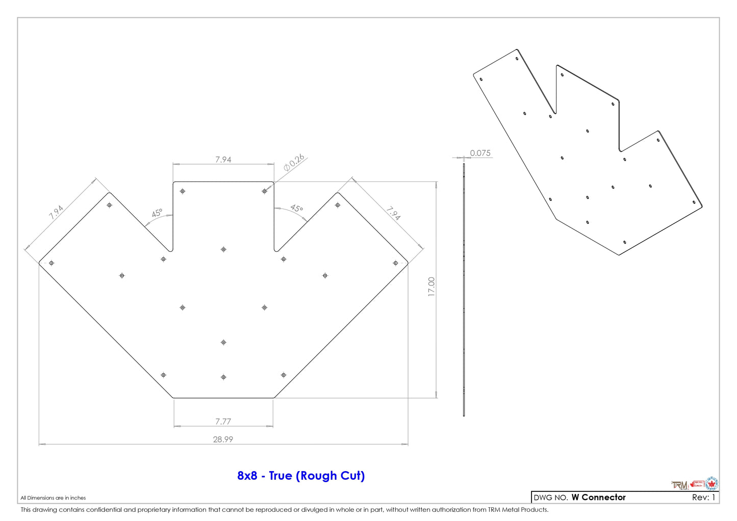 W - Connector Plates