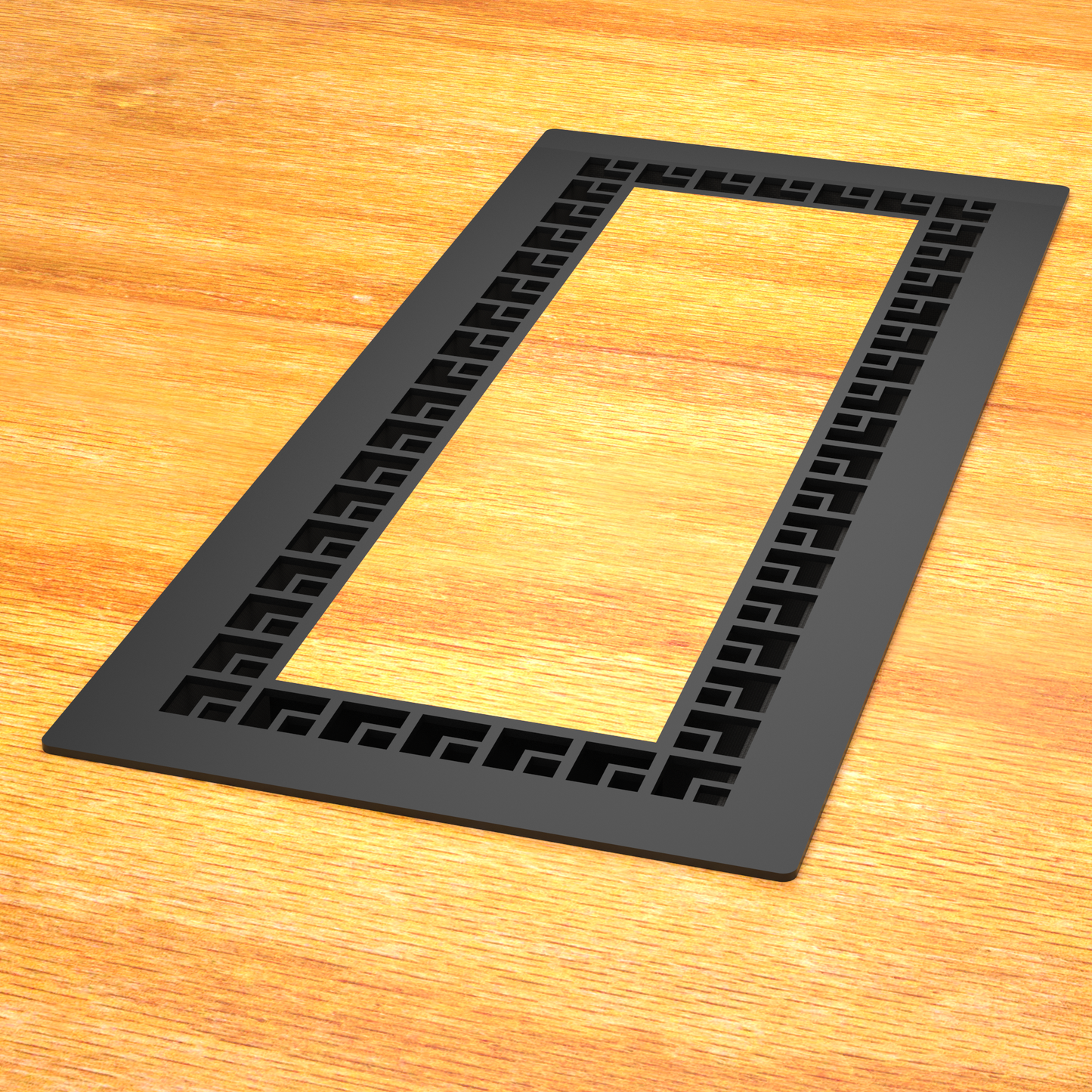 4x10 LÜMIE Floor Vent Cover - Designer Pattern Floor Matching Grille