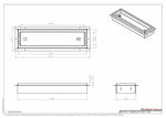 4x14 Undermount Air Vent, Floor-Matching, All Metal, Flush Floor Vent Cover (14x4)
