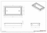 6x12 Undermount Air Vent, Floor-Matching, All Metal, Flush Floor Vent Cover (12x6)