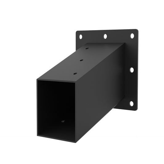 Heavy-Duty 15° Pergola Bracket for 4x4 & 6x6 Wood Posts