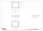 10.5x13 - Wall Vent - Modern Vent Cover -  Return Air Vent - TRM Metal  13x10.5