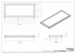 11x26 - Wall Vent - Modern Vent Cover - TRM Metal (26x11)