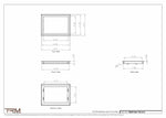 12x16.5 - Wall Vent - Modern Vent Cover -  Return Air Vent - TRM Metal  16.5x12
