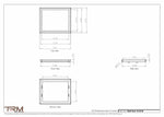 14.5x18 - Wall Vent - Modern Vent Cover -  Return Air Vent - TRM Metal  18x14.5