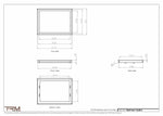 15x20.5 - Wall Vent - Modern Vent Cover -  Return Air Vent - TRM Metal  20.5x15