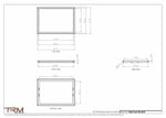 20.5x29 - Wall Vent - Modern Vent Cover -  Return Air Vent - TRM Metal  29x20.5