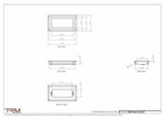 5.5x10.5 - Wall Vent - Modern Vent Cover -  Return Air Vent - TRM Metal  10.5x5.5