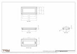5.5x12.5 - Wall Vent - Modern Vent Cover -  Return Air Vent - TRM Metal  12.5x5.5