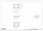 5.5x7.5 - Wall Vent - Modern Vent Cover -  Return Air Vent - TRM Metal  7.5x5.5