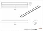 5x60 - Wall Vent - Modern Vent Cover -  Return Air Vent - TRM Metal  60x5