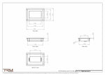 5x7.5 - Wall Vent - Modern Vent Cover -  Return Air Vent - TRM Metal  7.5x5