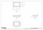 6.5x10 - Wall Vent - Modern Vent Cover -  Return Air Vent - TRM Metal  10x6.5