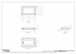 6.5x11.5 - Wall Vent - Modern Vent Cover -  Return Air Vent - TRM Metal  11.5x6.5