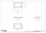 6.5x11 - Wall Vent - Modern Vent Cover -  Return Air Vent - TRM Metal  11x6.5