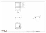 6.5x7 - Wall Vent - Modern Vent Cover -  Return Air Vent - TRM Metal  7x6.5