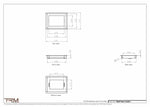 6.5x8.5 - Wall Vent - Modern Vent Cover -  Return Air Vent - TRM Metal  8.5x6.5