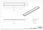 6x48 - Wall Vent - Modern Vent Cover - TRM Metal