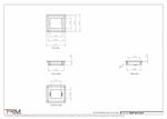 6x6.5 - Wall Vent - Modern Vent Cover -  Return Air Vent - TRM Metal  6.5x6