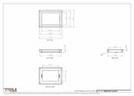 7.5x10.5 - Wall Vent - Modern Vent Cover -  Return Air Vent - TRM Metal  10.5x7.5