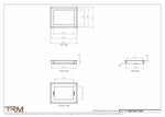 7.5x10 - Wall Vent - Modern Vent Cover -  Return Air Vent - TRM Metal  10x7.5