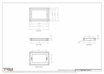 7.5x11.5 - Wall Vent - Modern Vent Cover -  Return Air Vent - TRM Metal  11.5x7.5