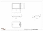 7.5x12.5 - Wall Vent - Modern Vent Cover -  Return Air Vent - TRM Metal  12.5x7.5