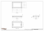 8.5x14 - Wall Vent - Modern Vent Cover -  Return Air Vent - TRM Metal  14x8.5