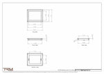 9x11.5 - Wall Vent - Modern Vent Cover -  Return Air Vent - TRM Metal  11.5x9