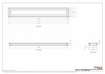 5x37 wall vent cover, dimensions drawing