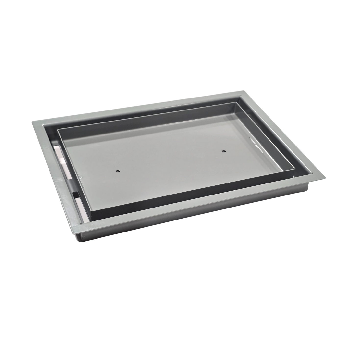 10x12 Classic Drop-in Air Vent, Flush Floor-Matching, All Metal, Floor Vent Cover (12x10)