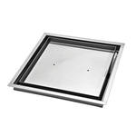 10x12 Classic Drop-in Air Vent, Flush Floor-Matching, All Metal, Floor Vent Cover (12x10)