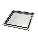 16x21 Classic Drop-in Air Vent, Flush Floor-Matching, All Metal, Floor Vent Cover