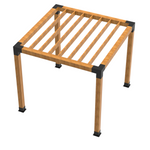 Pergola Kit with Rafter Brackets for 4"X4" Wood Posts