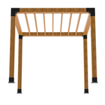 Pergola Kit with Rafter Brackets -4x4