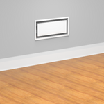 23x41.5 - Wall Vent - Modern Vent Cover -  Return Air Vent - TRM Metal  41.5x23