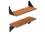 Smart Angle Shelf Brackets - Black - 14G Gauge