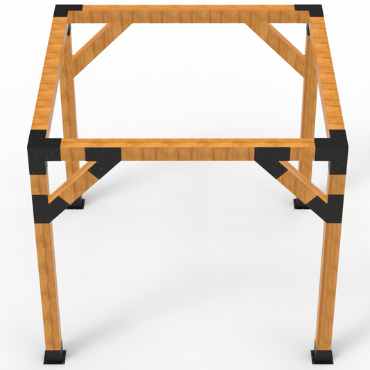 Pergola Kit with stiffeners- 6x6