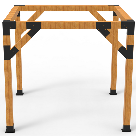 Pergola Kit with Stiffeners - 4x4