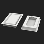 5x21.5 - Wall Vent - Modern Vent Cover -  Return Air Vent - TRM Metal  21.5x5