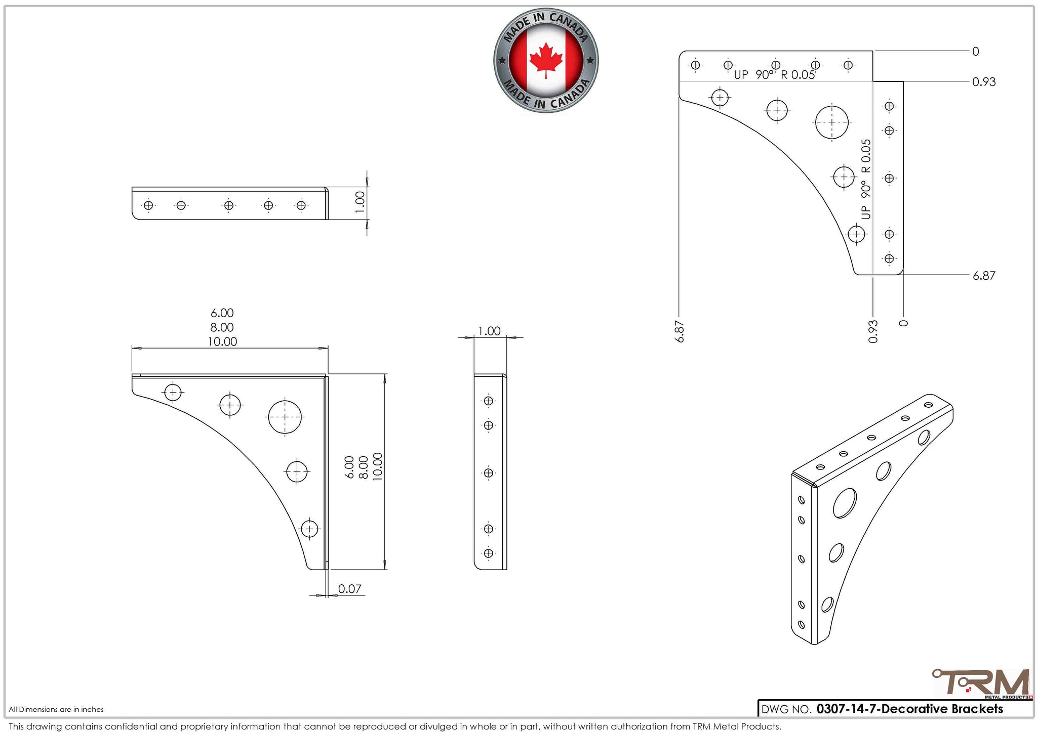 Decorative Shelf Brackets Set Of 4 TRM Metal Products   0307 14 7 DecorativeShelfBrackets 1024x1024@2x 